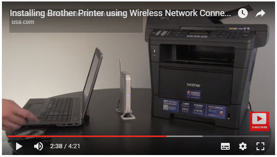 Installing Brother MFC-9325CW Brother Printer using Wireless Network Connection